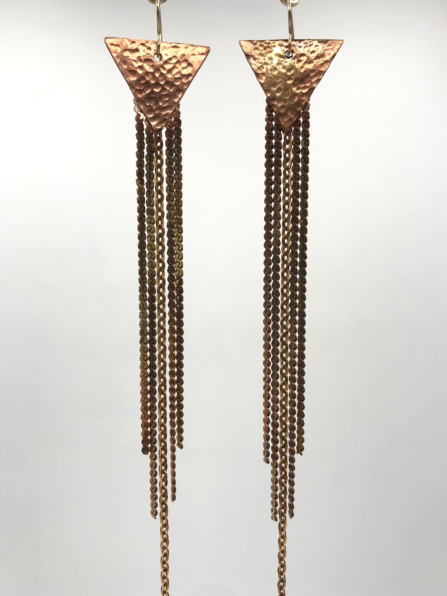 Brass Stardust earrings