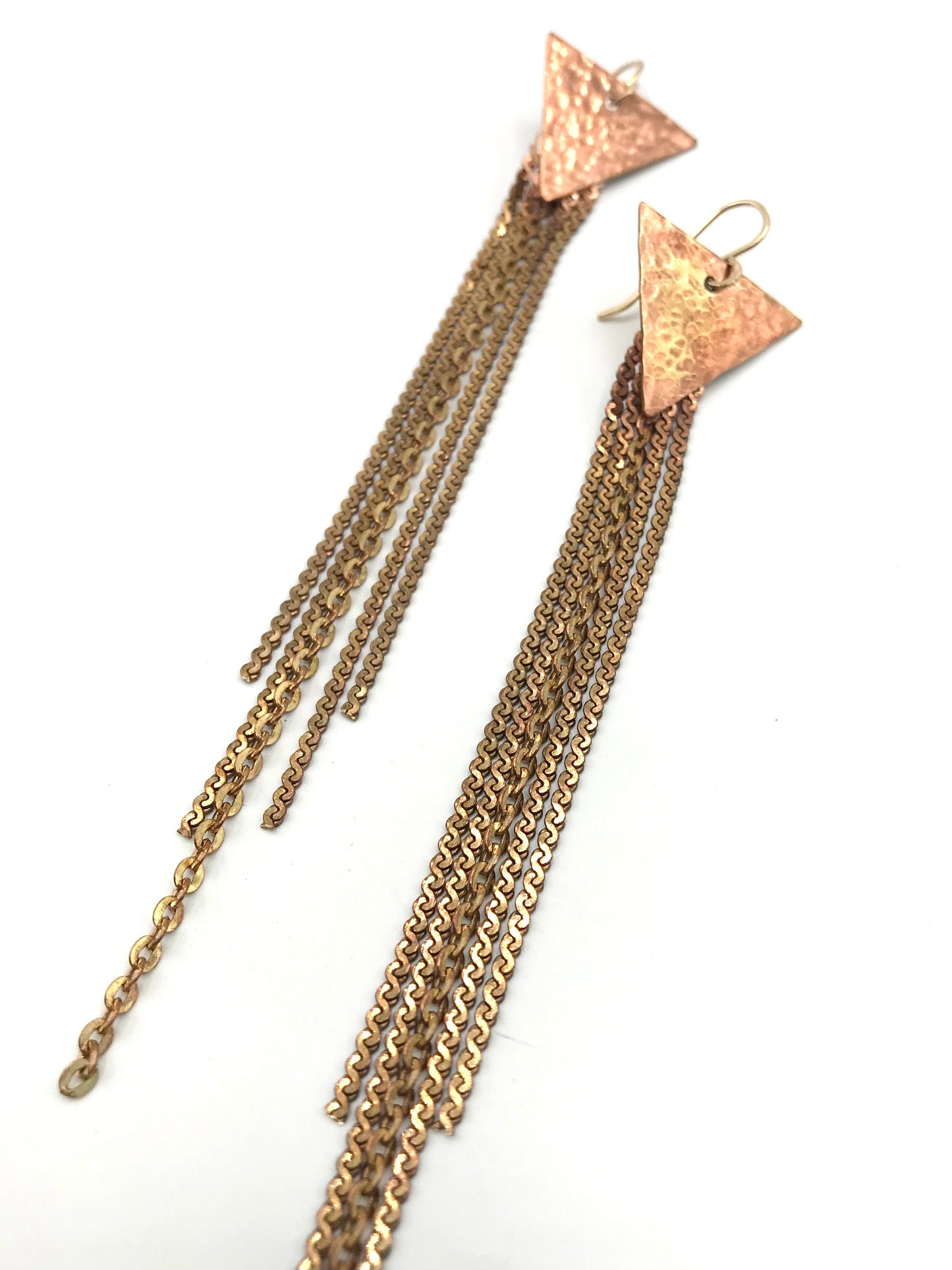 Brass Stardust earrings