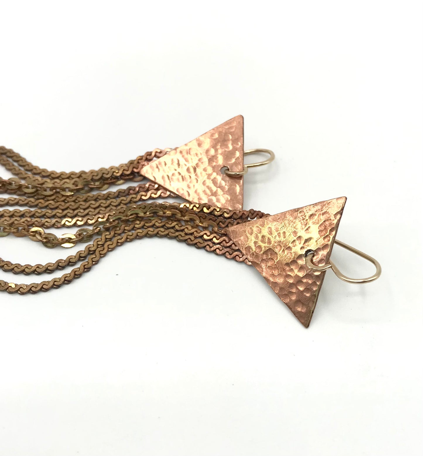 Brass Stardust earrings