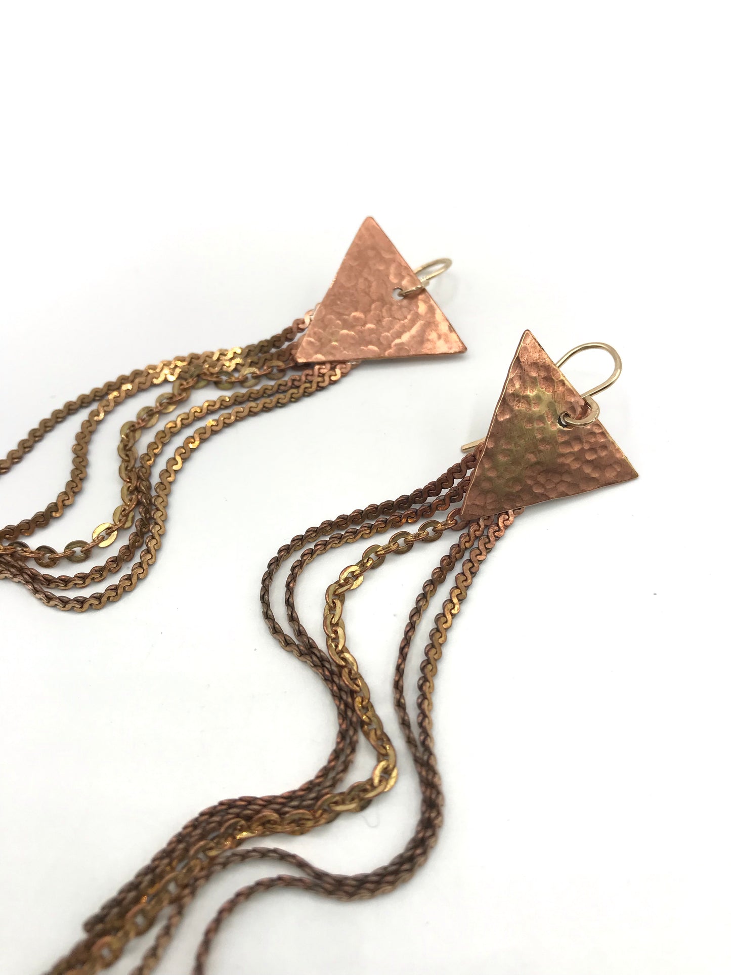 Brass Stardust earrings